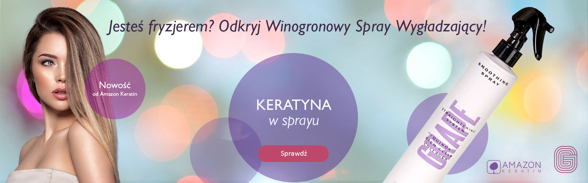 Jesteś fryzjerem? Odkryj Winogronowy Spray Wygładzający!