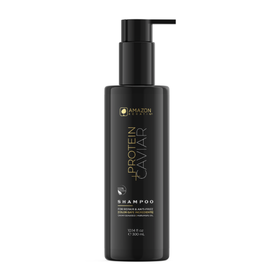 Obrazek Szampon Ouro Glow Proteiny + Kawior 300 ml Amazon Keratin